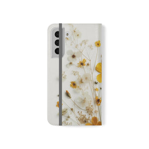 LBM Yellow flowers Flip Cases