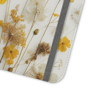 LBM Yellow flowers Flip Cases