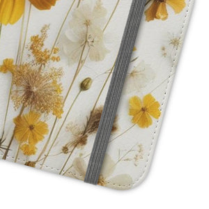 LBM Yellow flowers Flip Cases