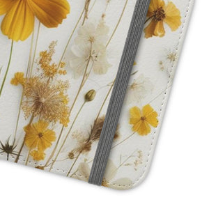 LBM Yellow flowers Flip Cases