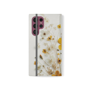 LBM Yellow flowers Flip Cases