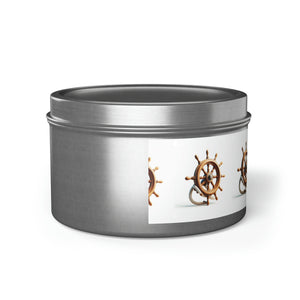 LBM Tin Candle,  Celebrate the journey.  Tin Candles