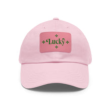 LBM Lucky Saint Patrick's Day Dad Hat with Leather Patch (Rectangle)