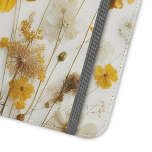 LBM Yellow flowers Flip Cases