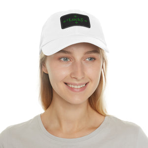 LBM Lucky Saint Patrick's Day Dad Hat with Leather Patch (Rectangle)