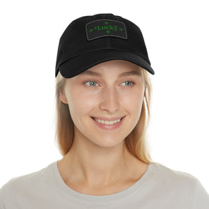 LBM Lucky Saint Patrick's Day Dad Hat with Leather Patch (Rectangle)