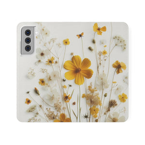 LBM Yellow flowers Flip Cases