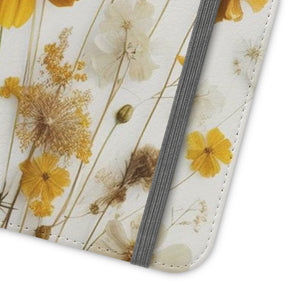 LBM Yellow flowers Flip Cases