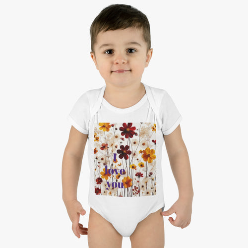 LBM I love you Infant Baby Rib Bodysuit