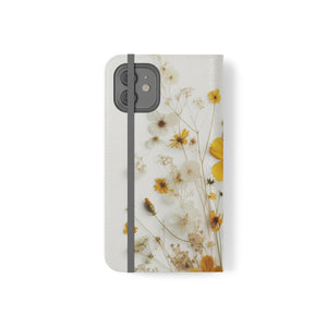 LBM Yellow flowers Flip Cases