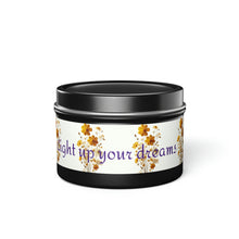 LBM Tin Candle, Light up your dreams.    Tin Candles