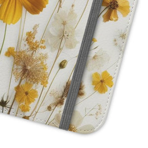 LBM Yellow flowers Flip Cases