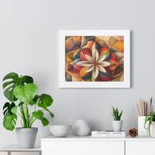 LBM Unique Geometrical Flower Horizontal Poster