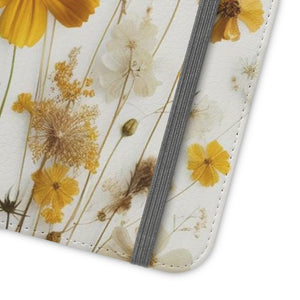 LBM Yellow flowers Flip Cases