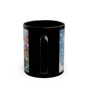 LBM Delete Break Picture a successful outcome for your day. Black Mug (11oz)