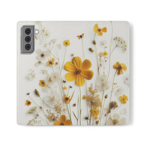 LBM Yellow flowers Flip Cases