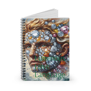 LBM Luminous Love Language Spiral Notebook - Ruled Line