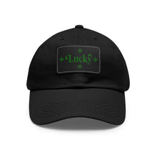 LBM Lucky Saint Patrick's Day Dad Hat with Leather Patch (Rectangle)