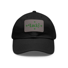 LBM Lucky Saint Patrick's Day Dad Hat with Leather Patch (Rectangle)