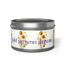 LBM Tin Candle, Light up your dreams.    Tin Candles