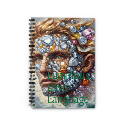 LBM Luminous Love Language Spiral Notebook - Ruled Line