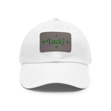 LBM Lucky Saint Patrick's Day Dad Hat with Leather Patch (Rectangle)