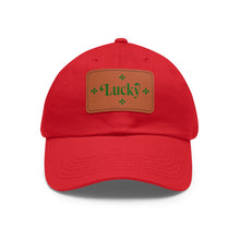 LBM Lucky Saint Patrick's Day Dad Hat with Leather Patch (Rectangle)