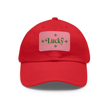 LBM Lucky Saint Patrick's Day Dad Hat with Leather Patch (Rectangle)