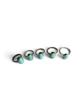 Caribbean Blue Larimar & 925 Sterling Silver Ring