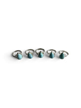 Caribbean Teardrop Larimar & 925 Sterling Silver Ring